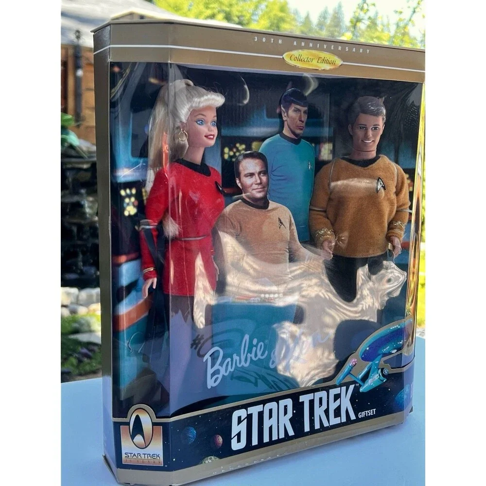 VTG 1996  Star Trek Barbie & Ken 30th Anniversary collector Editions Doll Set